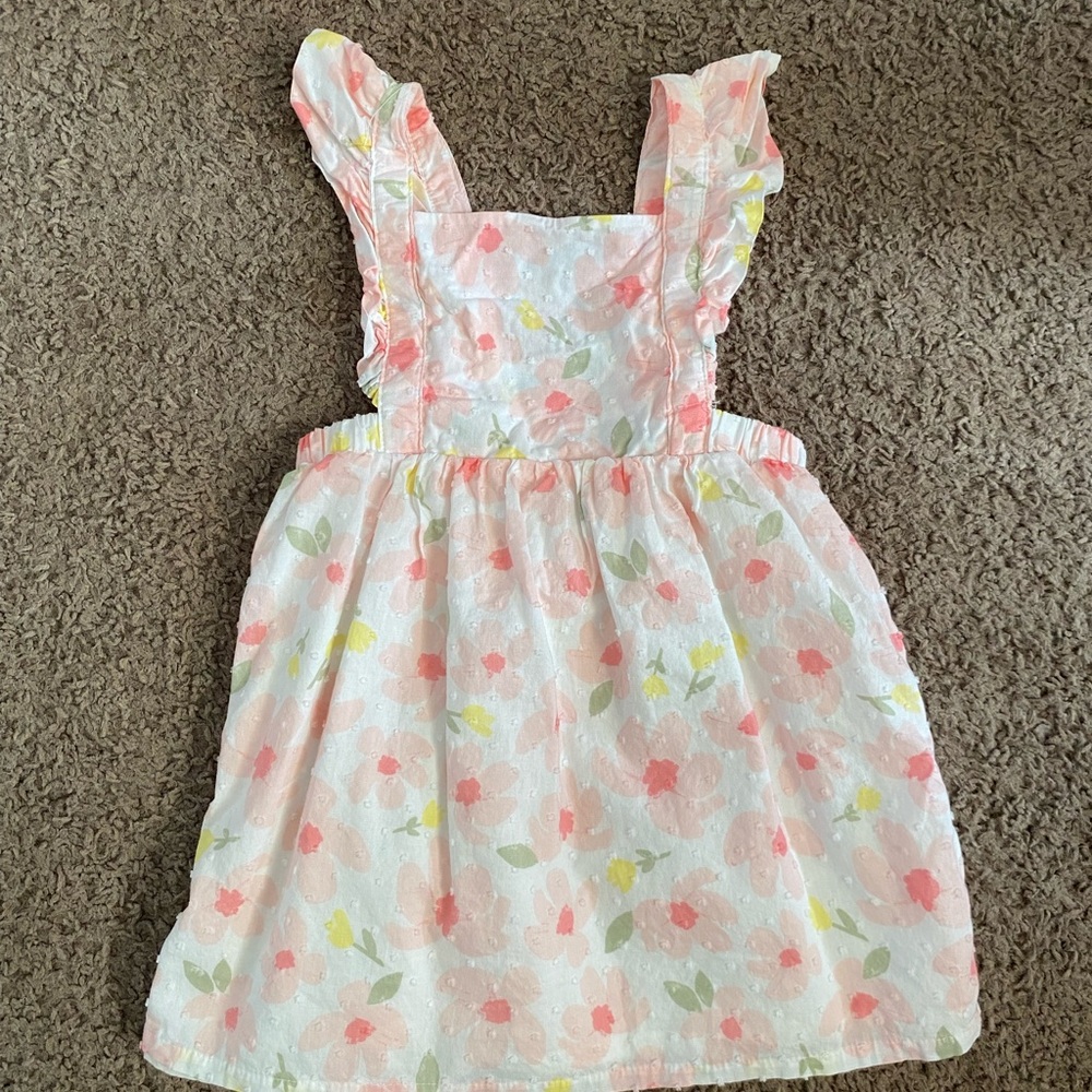 Floral Pink Kids Dress